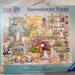 Ravensburger Crazy Cats Puzzle - Tom Cat’s House Plants